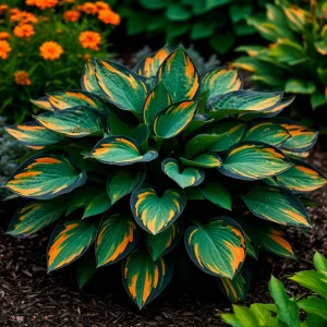 Хоста Бархатный Полог купить по цене от 560р. в интернет-магазине «Посадика» с доставкой почтой в в Удомляе и по всей России – [изображение №1].